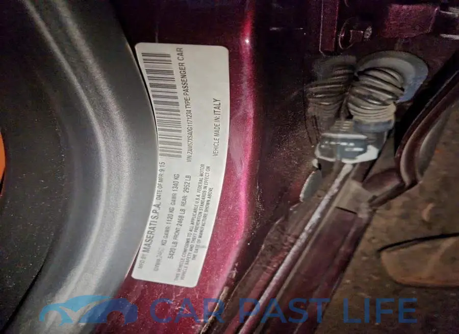 ZAM57XSA0G1171234# 12