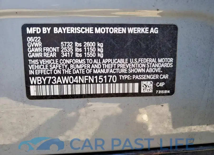 WBY73AW04NFN15170# 13