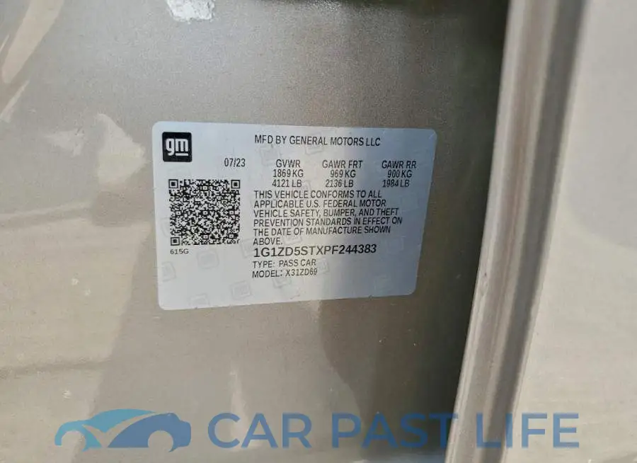 1G1ZD5STXPF244383# 12