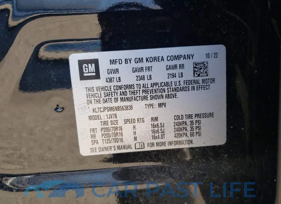 KL7CJPSM6NB563839# 13