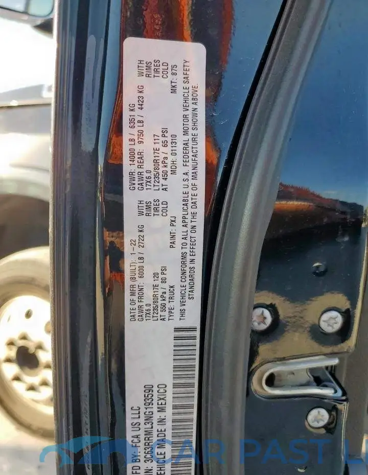 3C63RRML3NG193590# 12