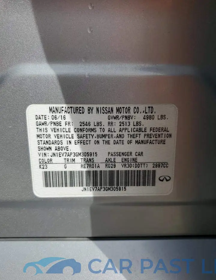 JN1EV7AP3GM305915# 12