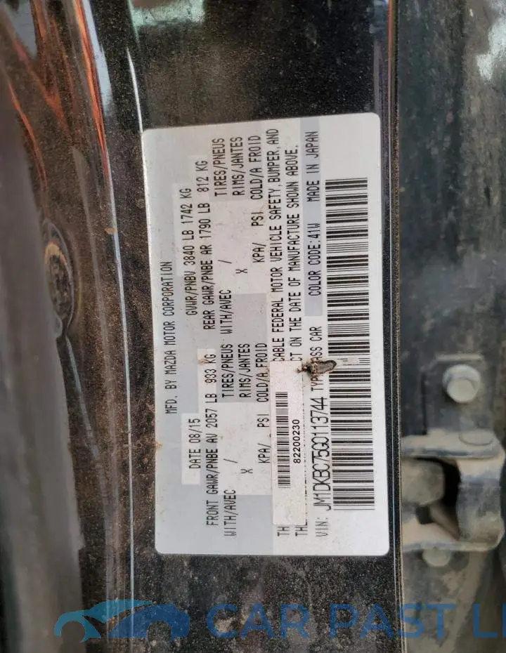 JM1DKBC75G0113744# 13
