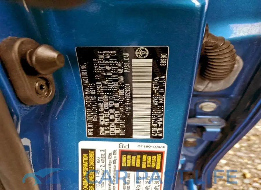 4T1BF1FKXGU528004# 12