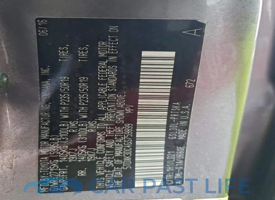 5TDXK3DC4GS759899# 14