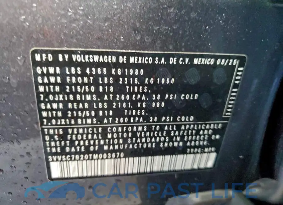3VVSC7B20TM003670# 13