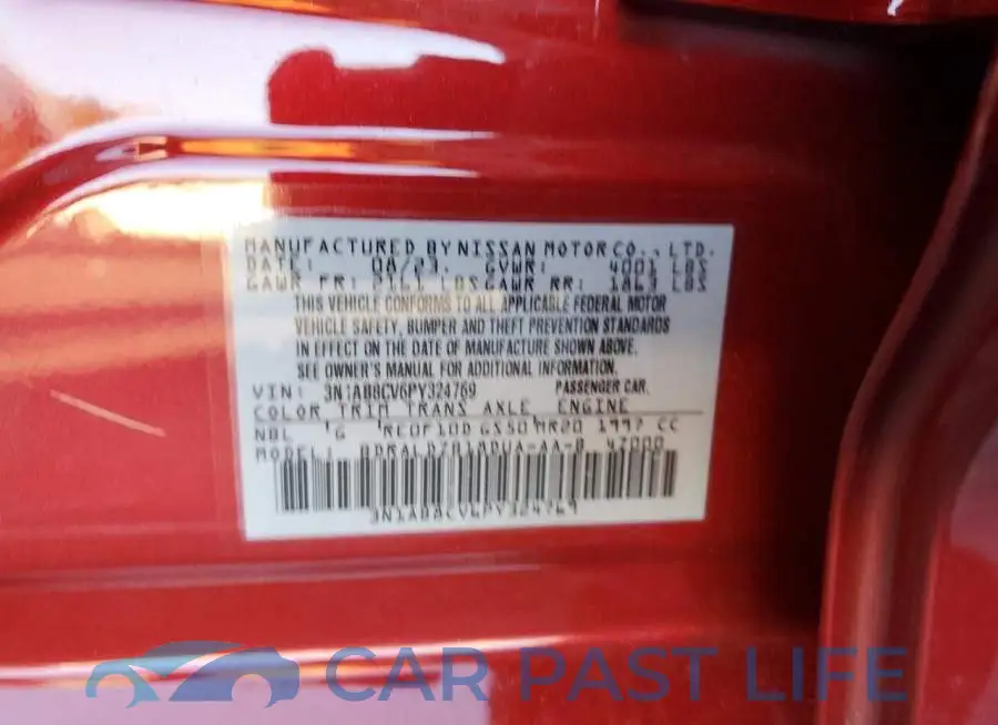 3N1AB8CV6PY324769# 12