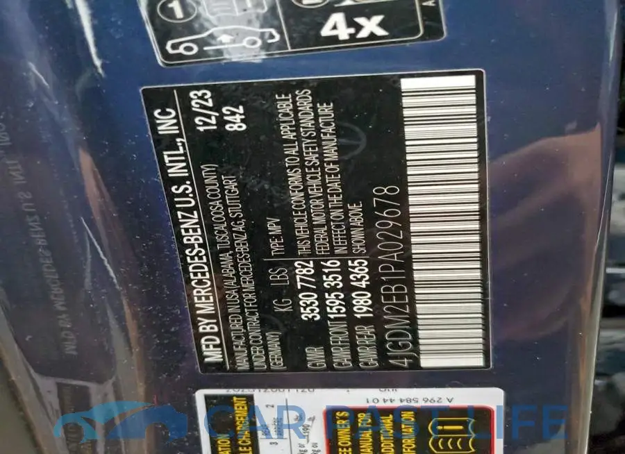 4JGDM2EB1PA029678# 13