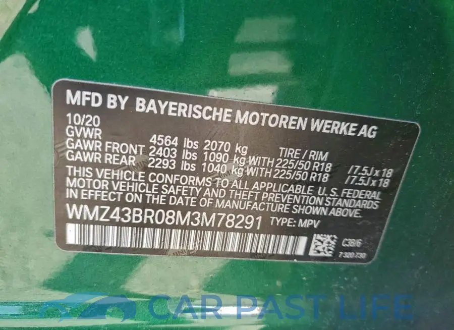 WMZ43BR08M3M78291# 14