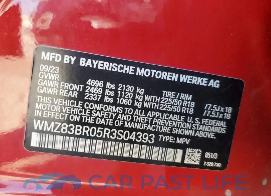 WMZ83BR05R3S04393# 13