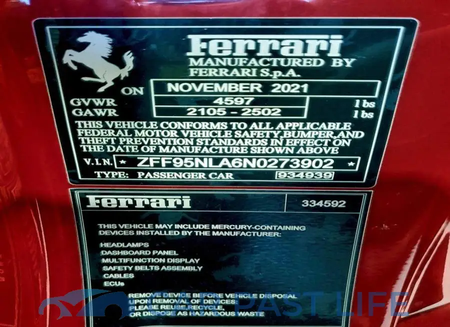 ZFF95NLA6N0273902# 12