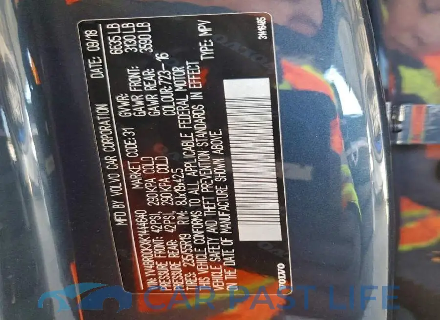 YV4BR0CKXK1444640# 13