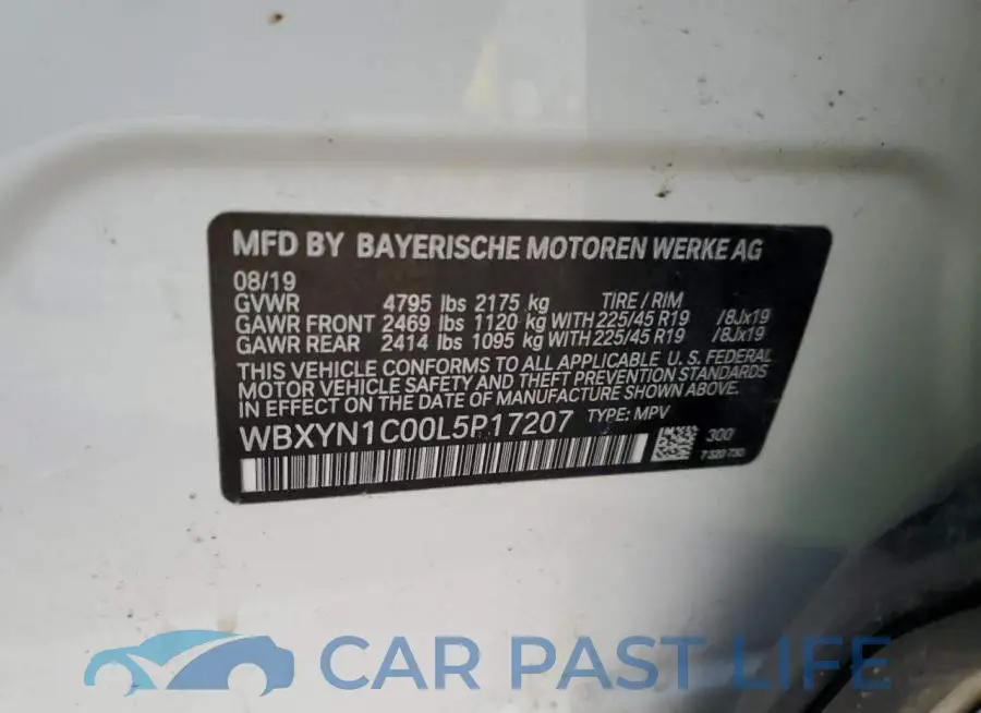 WBXYN1C00L5P17207# 13