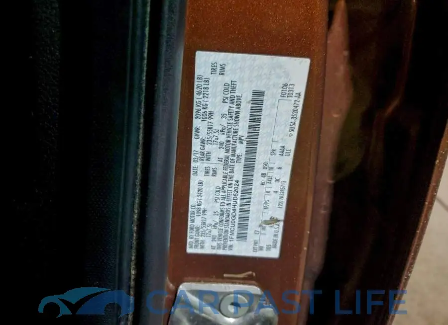 1FMCU0GD4HUD52024# 13