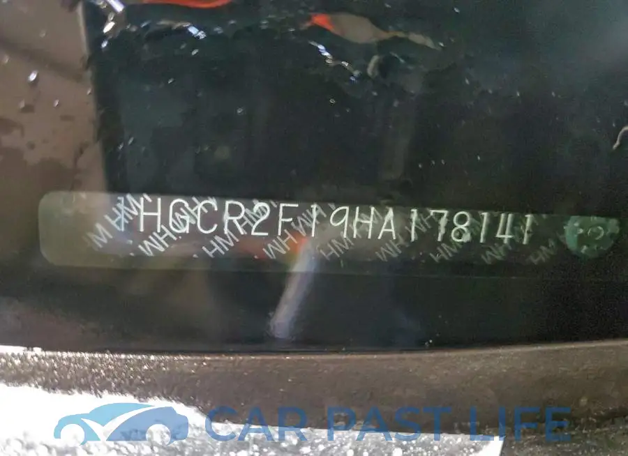 1HGCR2F19HA178141# 12