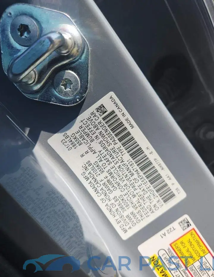 2HGFE1E5XPH471831# 12