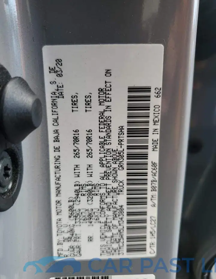 3TMCZ5AN5LM343804# 12