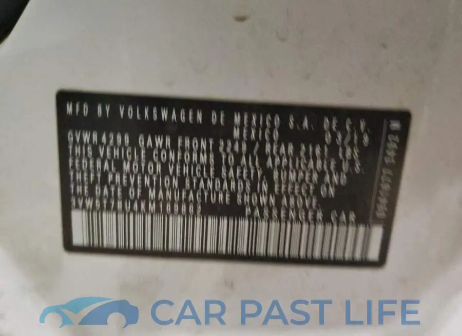 3VW5T7BU4KM169862# 12
