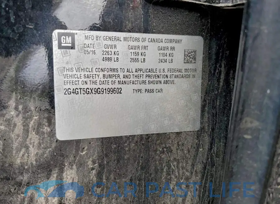 2G4GT5GX9G9199602# 12