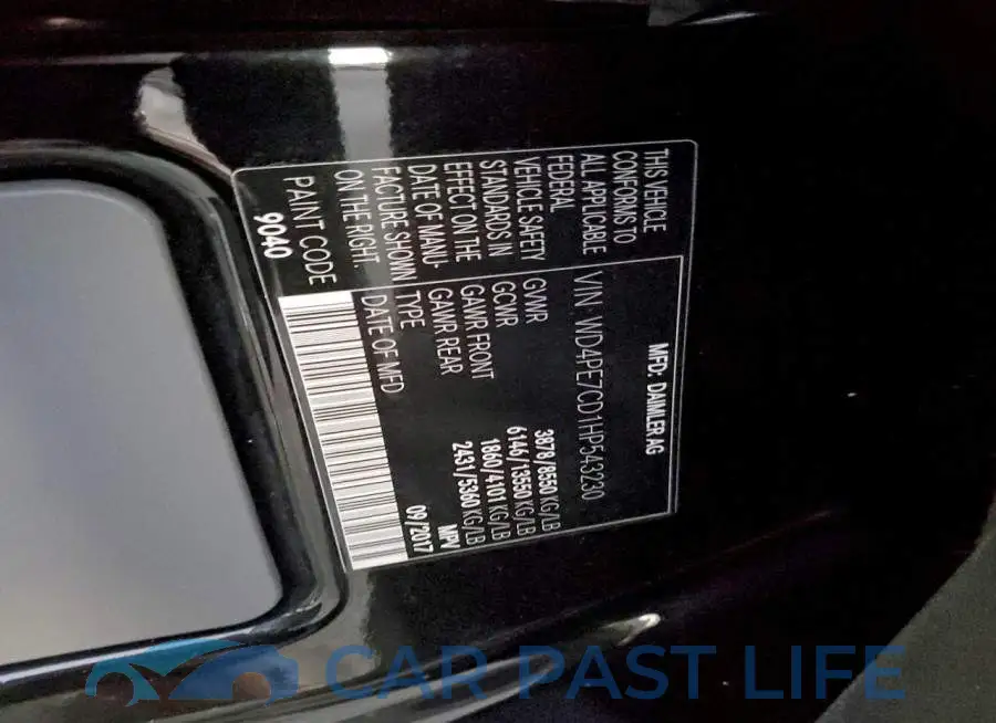 WD4PE7CD1HP543230# 13