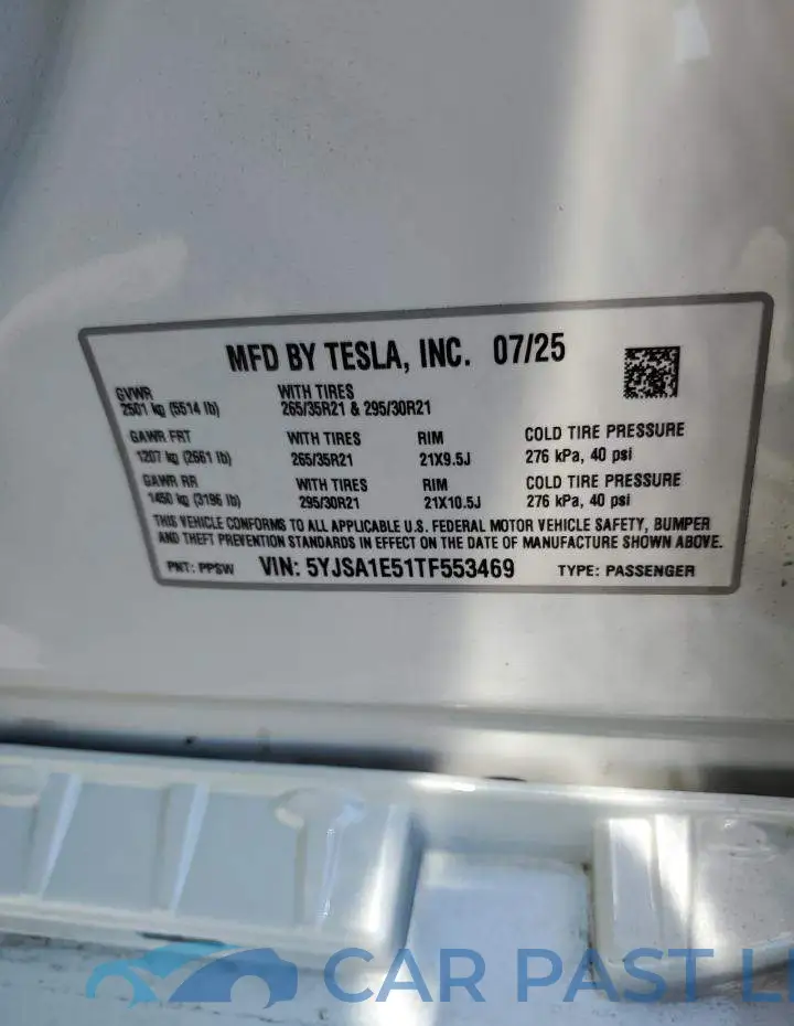 5YJSA1E51TF553469# 13