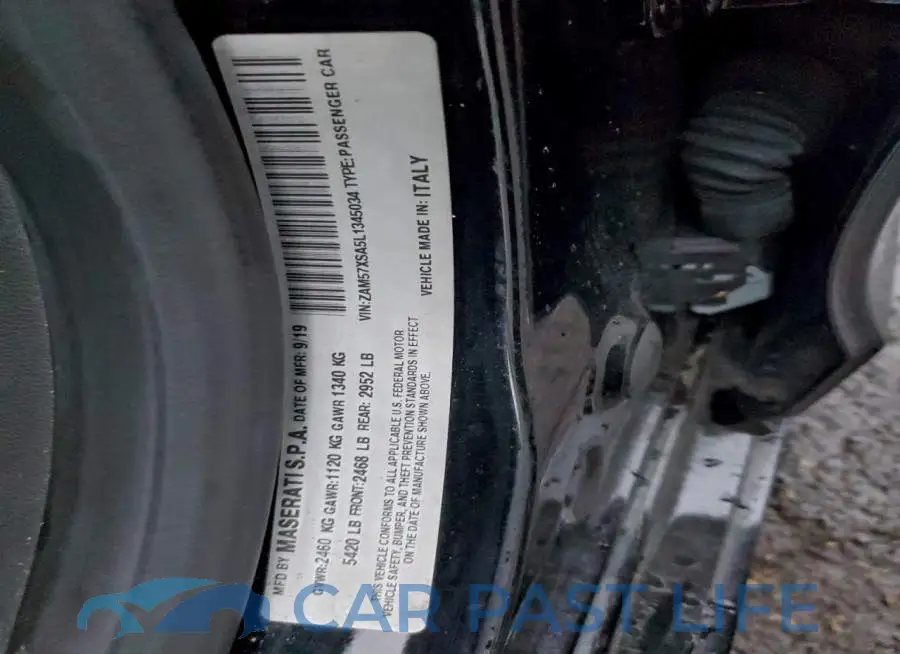 ZAM57XSA5L1345034# 12