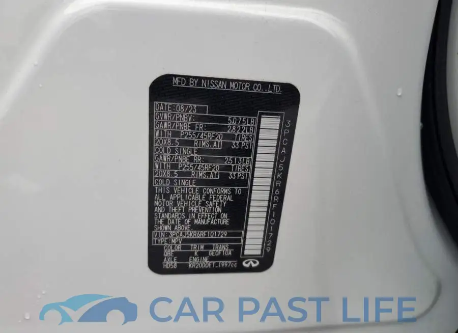 3PCAJ5KR6RF101729# 14