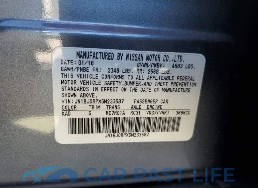 JN1BJ0RPXGM233587# 12