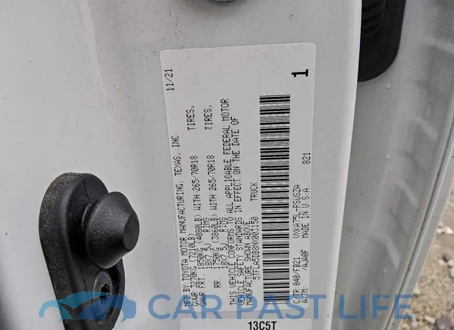 5TFLA5DB8NX003150# 12