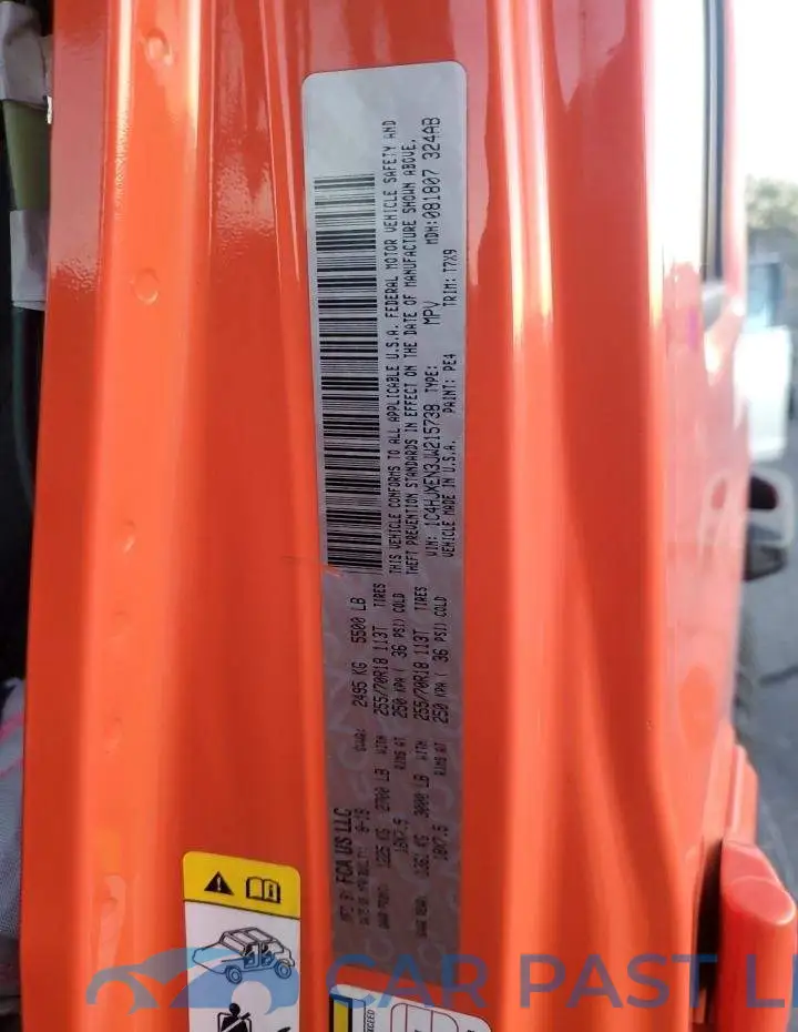 1C4HJXEN3JW215738# 12
