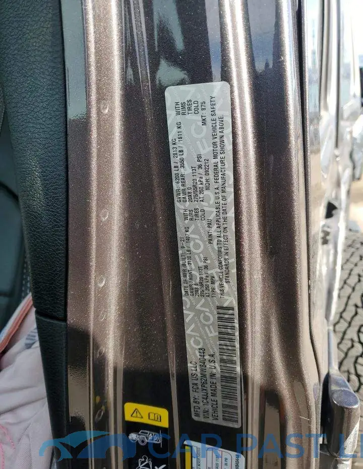 1C4JJXP62MW840448# 14