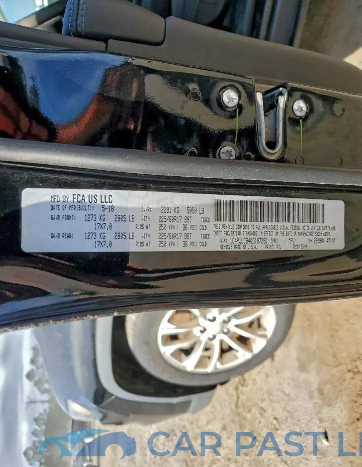 1C4PJLCB4KD187281# 13