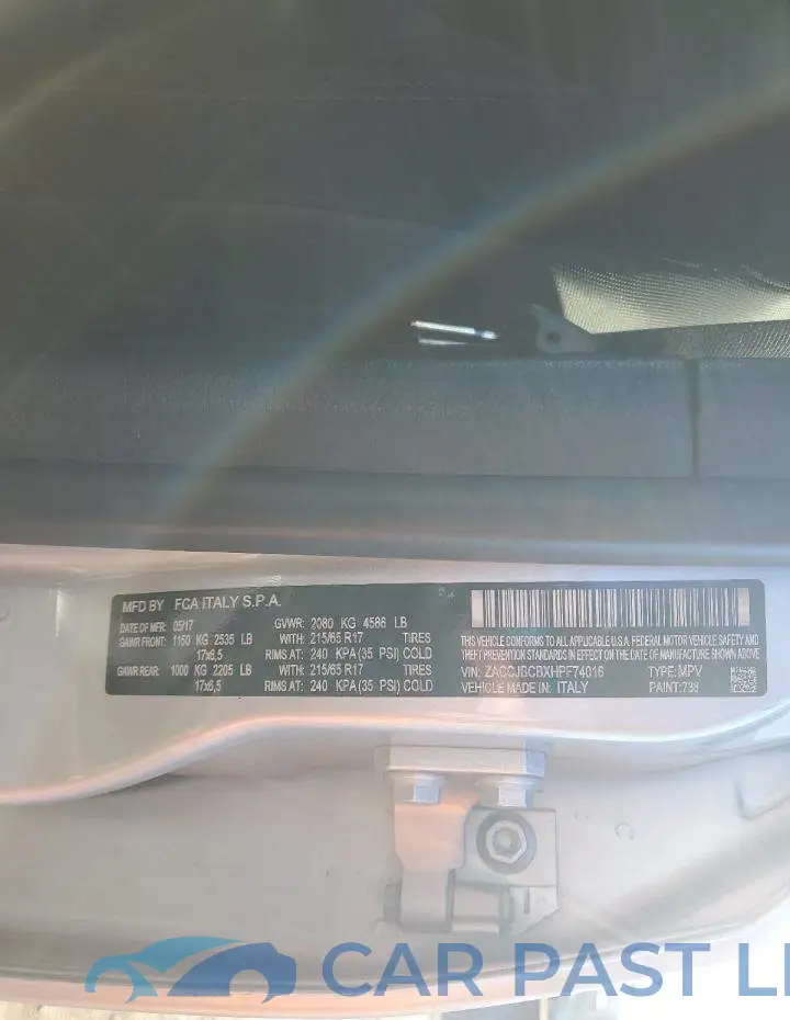 ZACCJBCBXHPF74016# 13