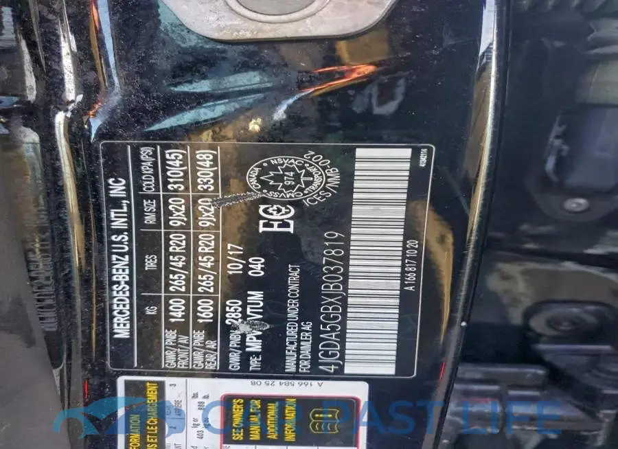 4JGDA5GBXJB037819# 13