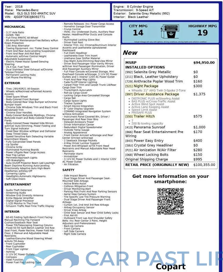 4JGDF7DE3JB092771# 10