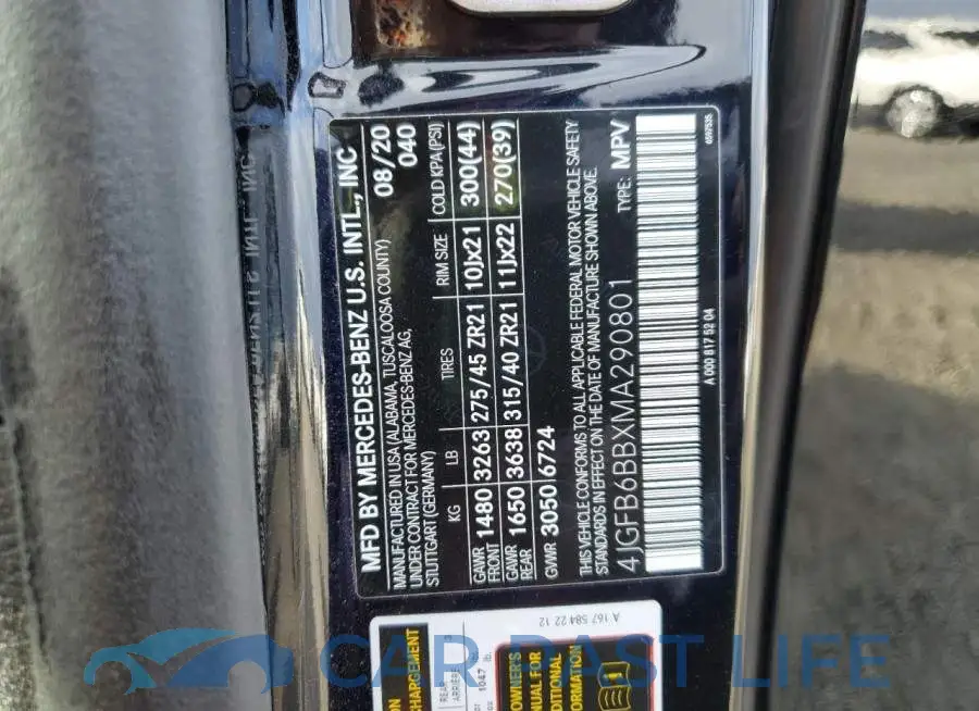 4JGFB6BBXMA290801# 13