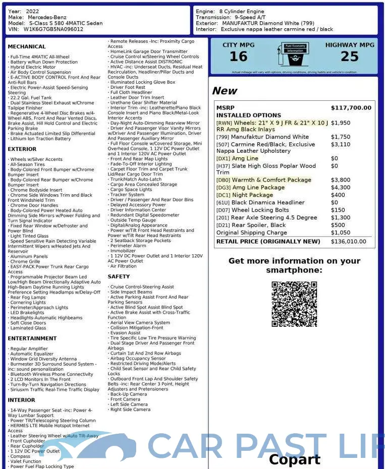 W1K6G7GB5NA096012# 10