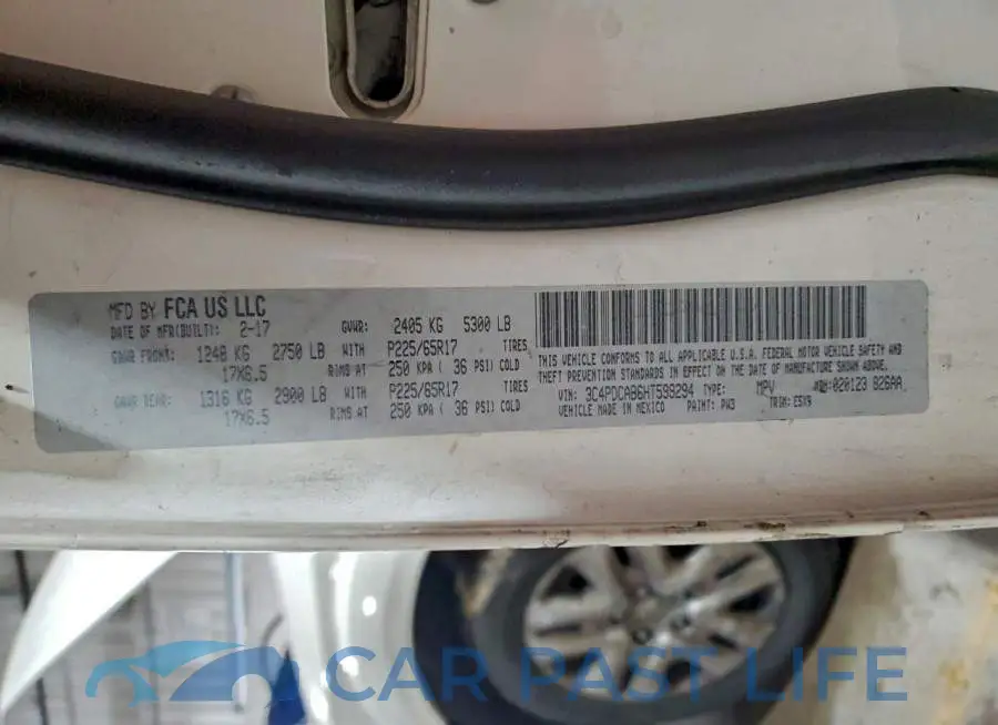 3C4PDCAB6HT599294# 13