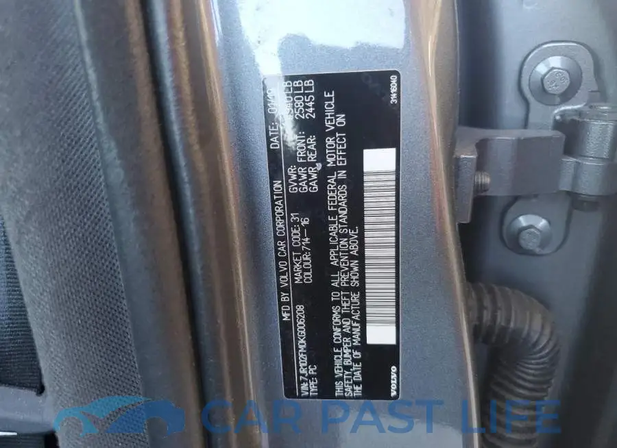 7JR102FM0KG006208# 12