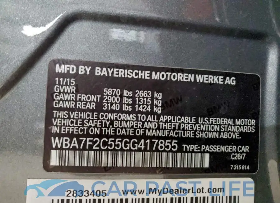 WBA7F2C55GG417855# 12