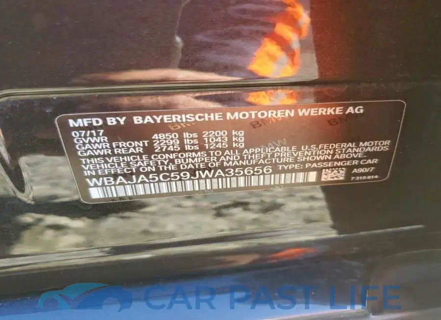 WBAJA5C59JWA35656# 12