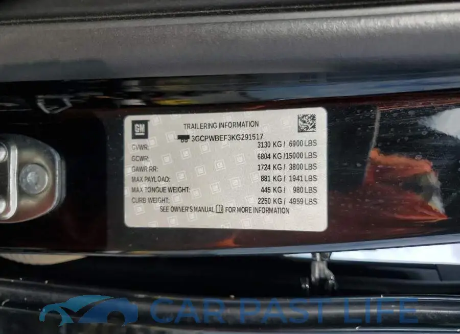 3GCPWBEF3KG291517# 13