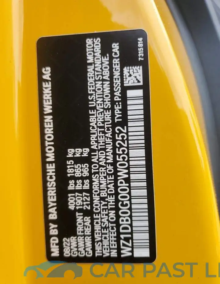 WZ1DB0G00PW055252# 12