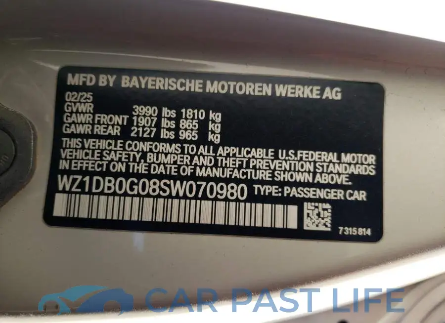WZ1DB0G08SW070980# 12