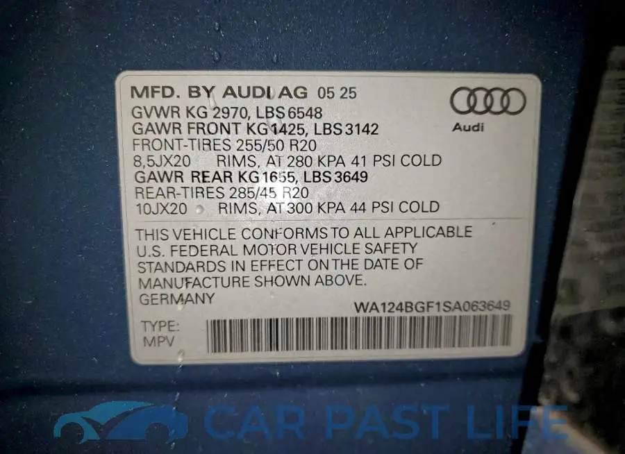 WA124BGF1SA063649# 14