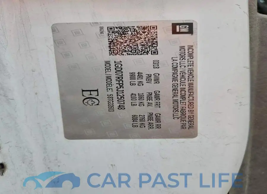 1GD07RFP5J1250748# 12