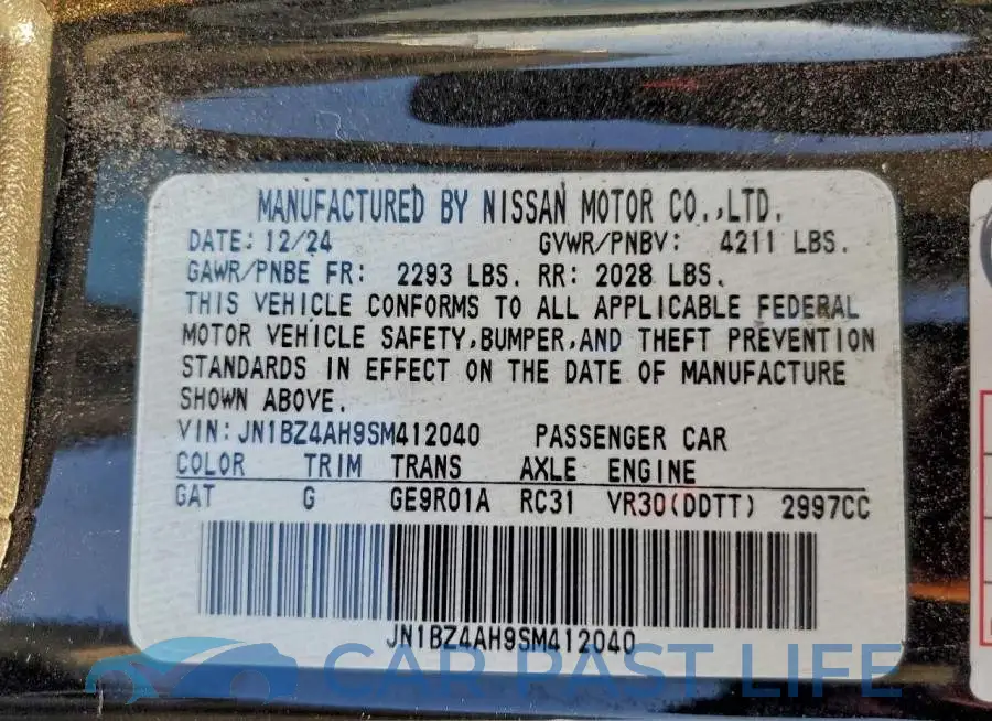 JN1BZ4AH9SM412040# 13