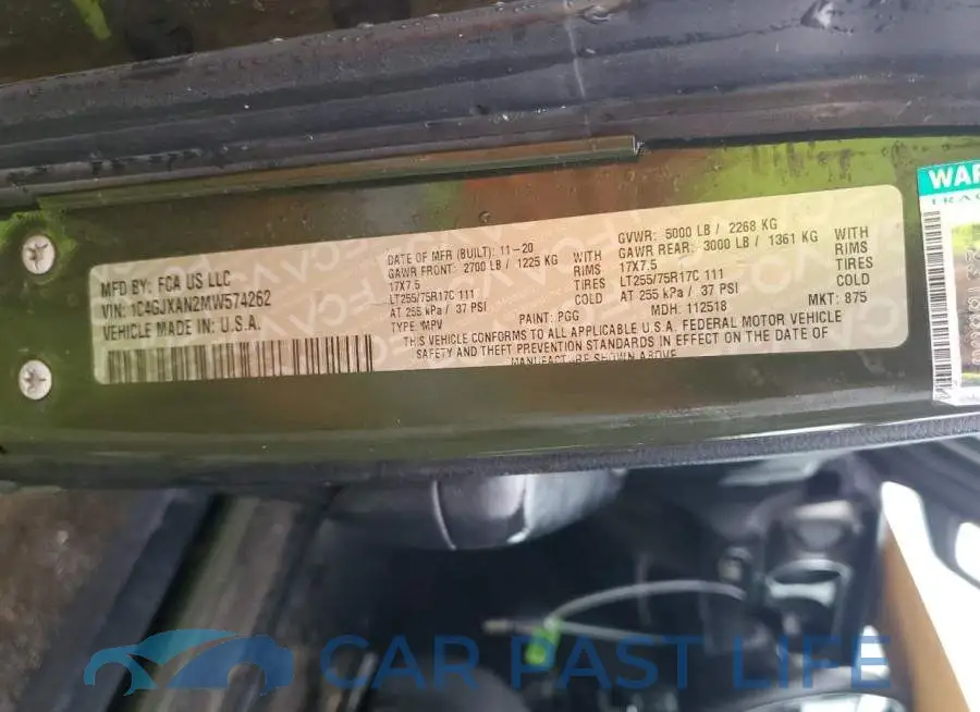 1C4GJXAN2MW574262# 13