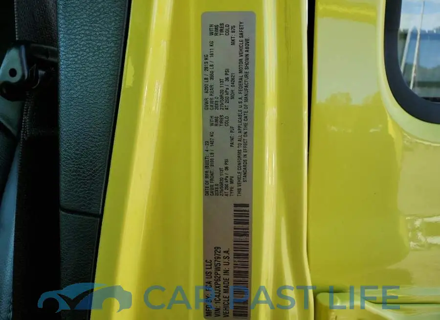 1C4JJXP62PW579729# 13