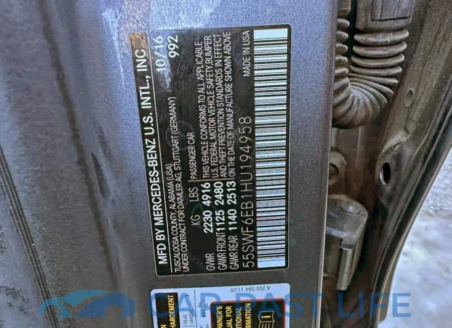 55SWF6EB1HU194958# 10